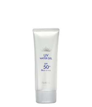 リスブラン化粧品のUVウォータージェルは、SPF50+ PA++++ 耐水性★★のジェルクリームタイプの日焼け止め。植物成分配合で潤いのあるなめらかな肌も整えるスキンケアも行います。