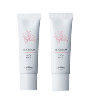 リスブラン化粧品のBBクリームは、ヌードベージュとナチュラルベージュの2色です。